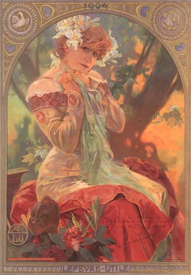 AT-280 Ad for French Cookies - Vintage Image