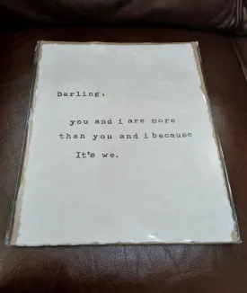 Deckle Edged Poster by Sugarboo