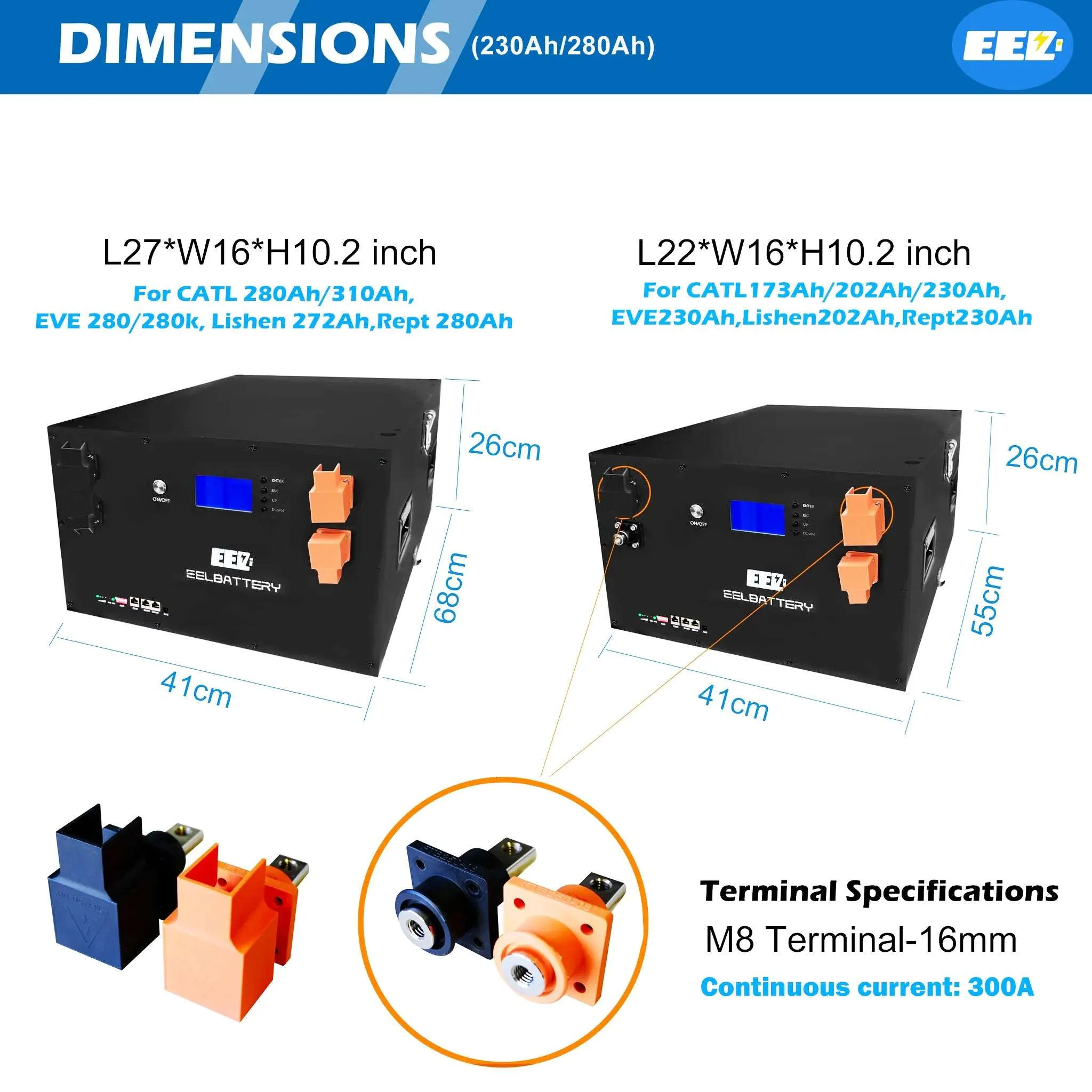 EU Stock | EEL 48V 16S V3 150A/200A Bluetooth BMS Battery Case ,Energy Storage Stackable Type Pre-Sale