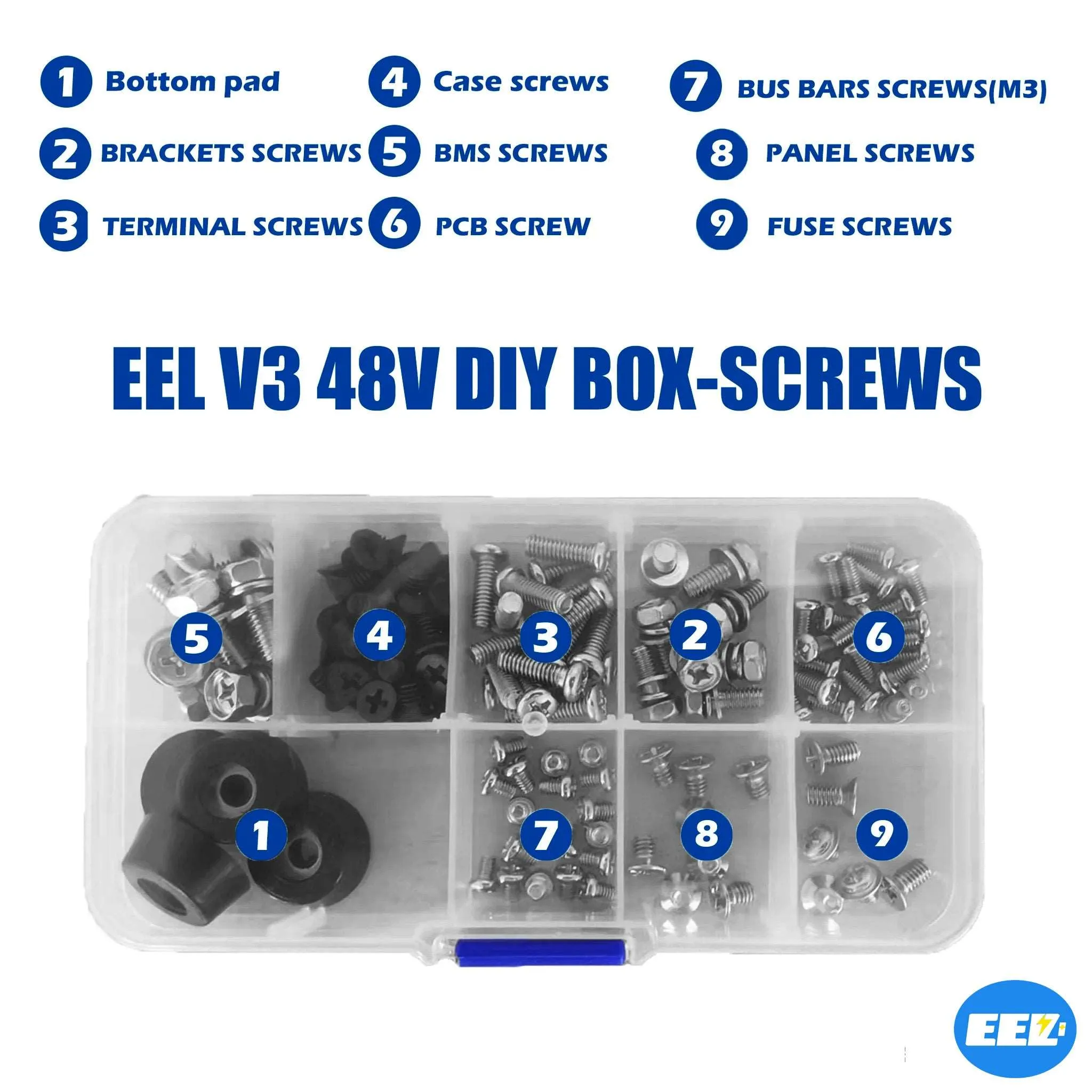 EU Stock | EEL 48V 16S V3 150A/200A Bluetooth BMS Battery Case ,Energy Storage Stackable Type Pre-Sale