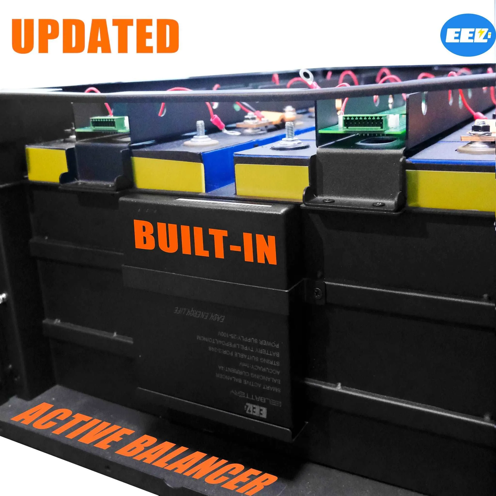 EU Stock | EEL 48V 16S V3 150A/200A Bluetooth BMS Battery Case ,Energy Storage Stackable Type Pre-Sale