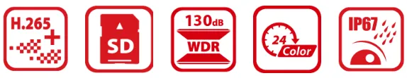 HIK 8MP 4K COLORVU BULLET 2.8MM DS-2CD2087G2-LU