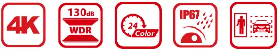 HIK 8MP COLORVU DOME 4MM DS-2CD2387G2-LU