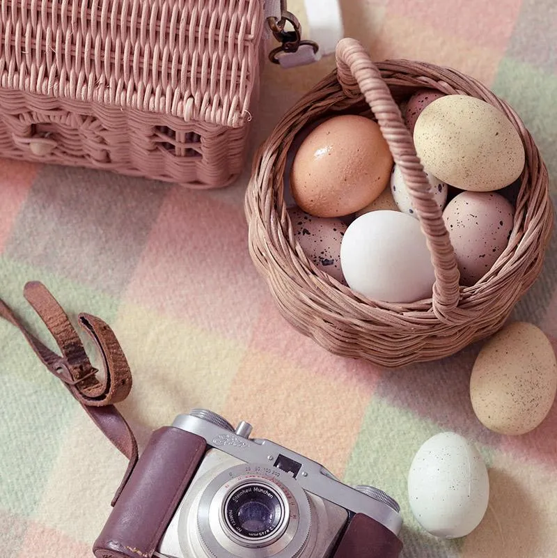 Olli Ella Rattan Berry Basket - Natural