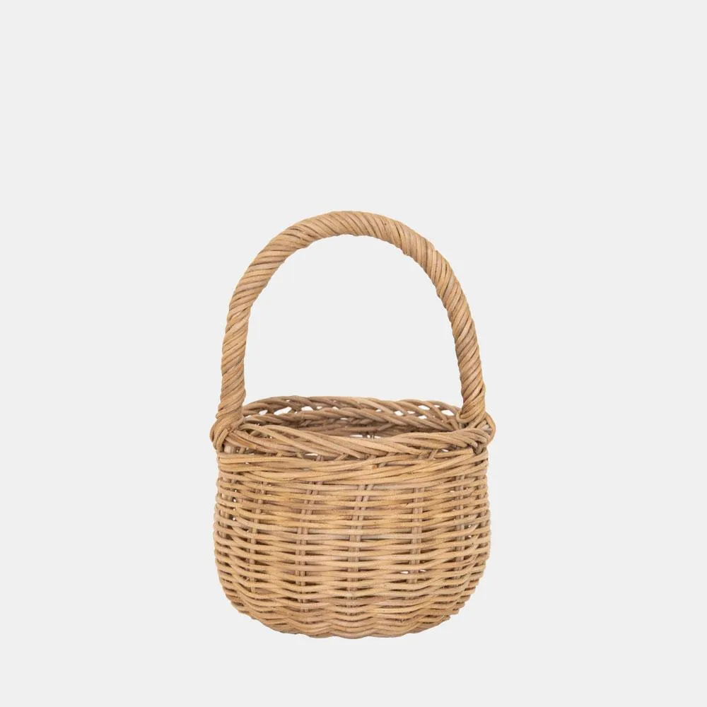 Olli Ella Rattan Berry Basket - Natural