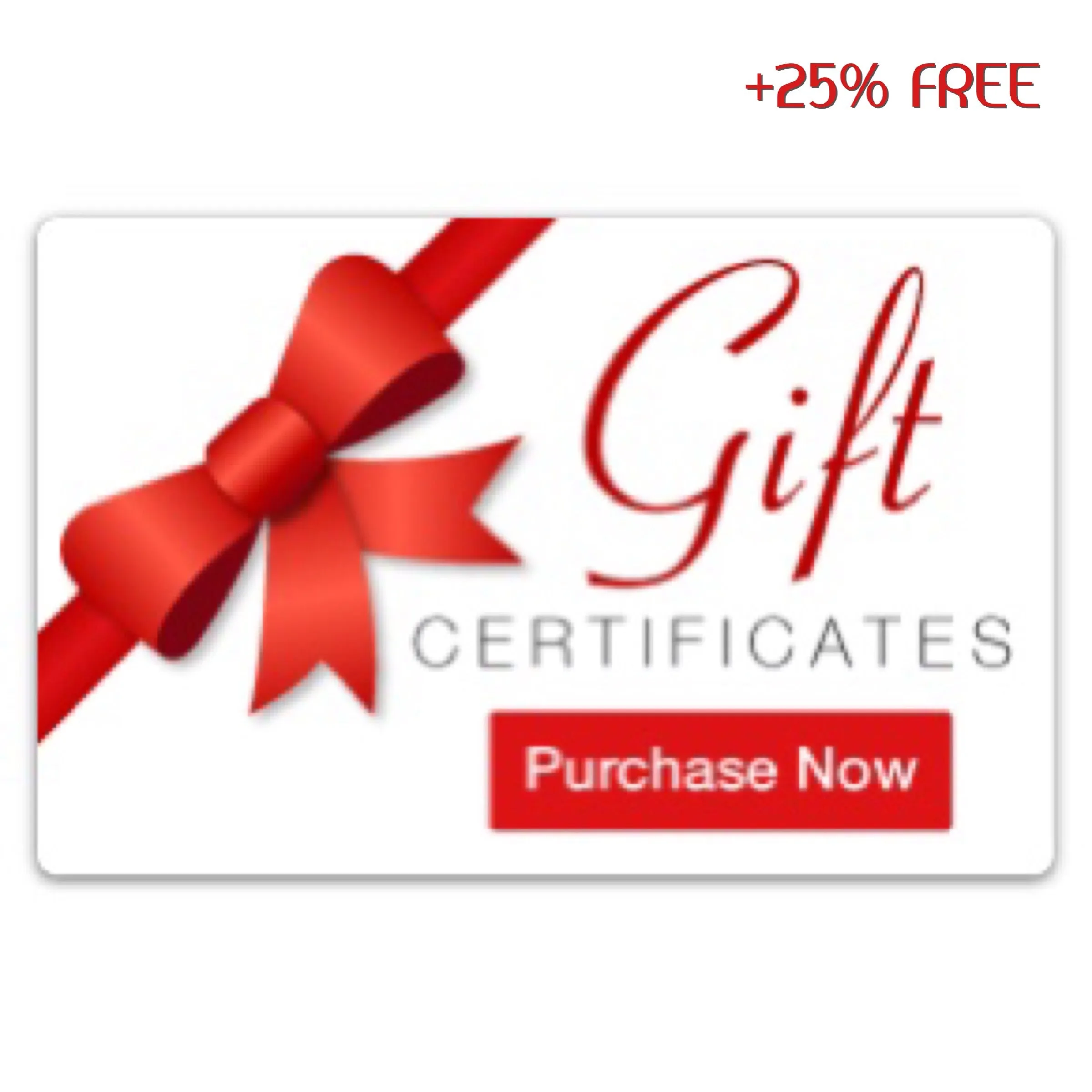 Virtual 25 Dollar gift Certificate